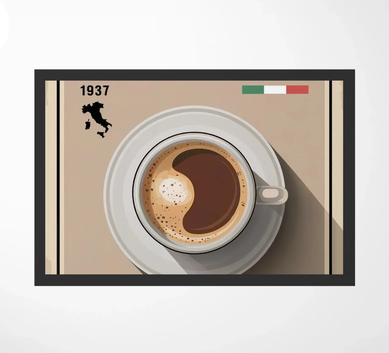 GESTAANDE deurmat van Rick Thompson