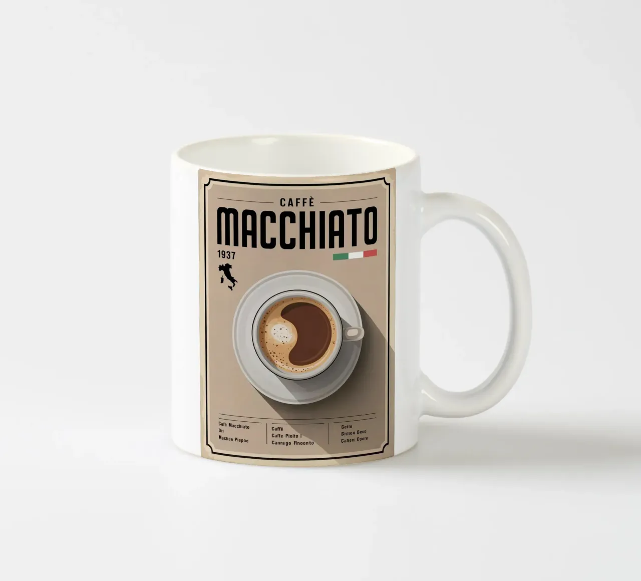 MACCHIATO tazza in ceramica da Rick Thompson