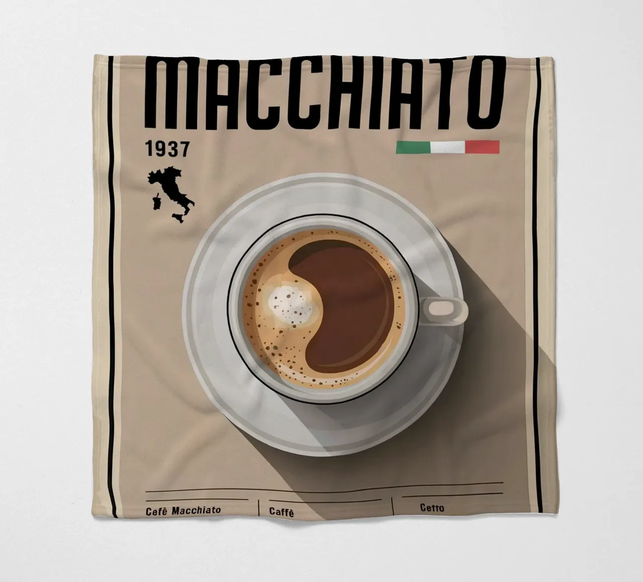 MACCHIATO coperta in pile da Rick Thompson