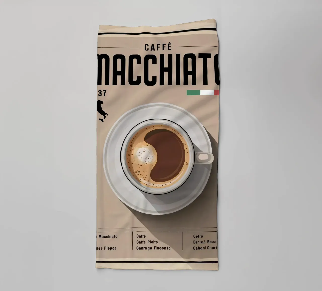 MACCHIATO asciugamano da bagno da Rick Thompson