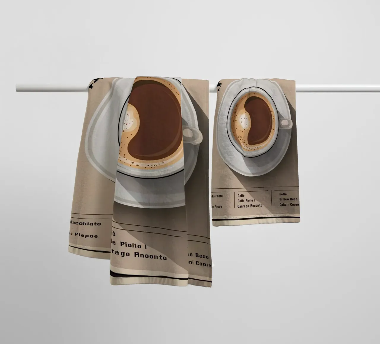 MACCHIATO asciugamano da bagno da Rick Thompson