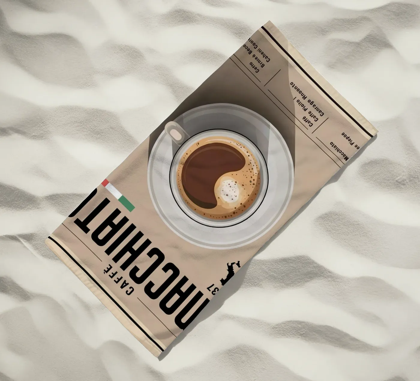 MACCHIATO telo mare da Rick Thompson