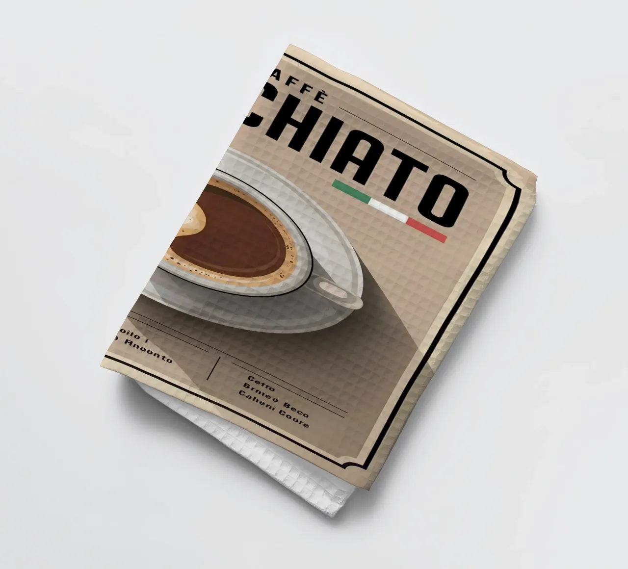 MACCHIATO canovaccio da cucina da Rick Thompson