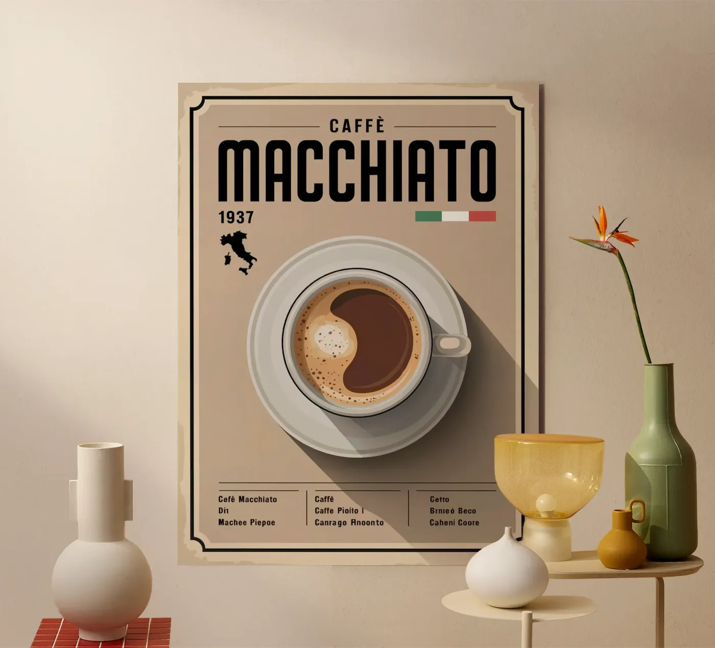 MACCHIATO alluminio dibond da Rick Thompson