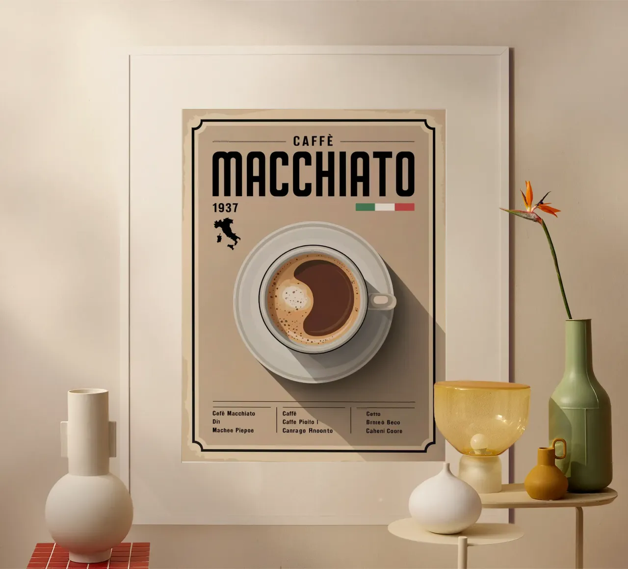 MACCHIATO poster da Rick Thompson