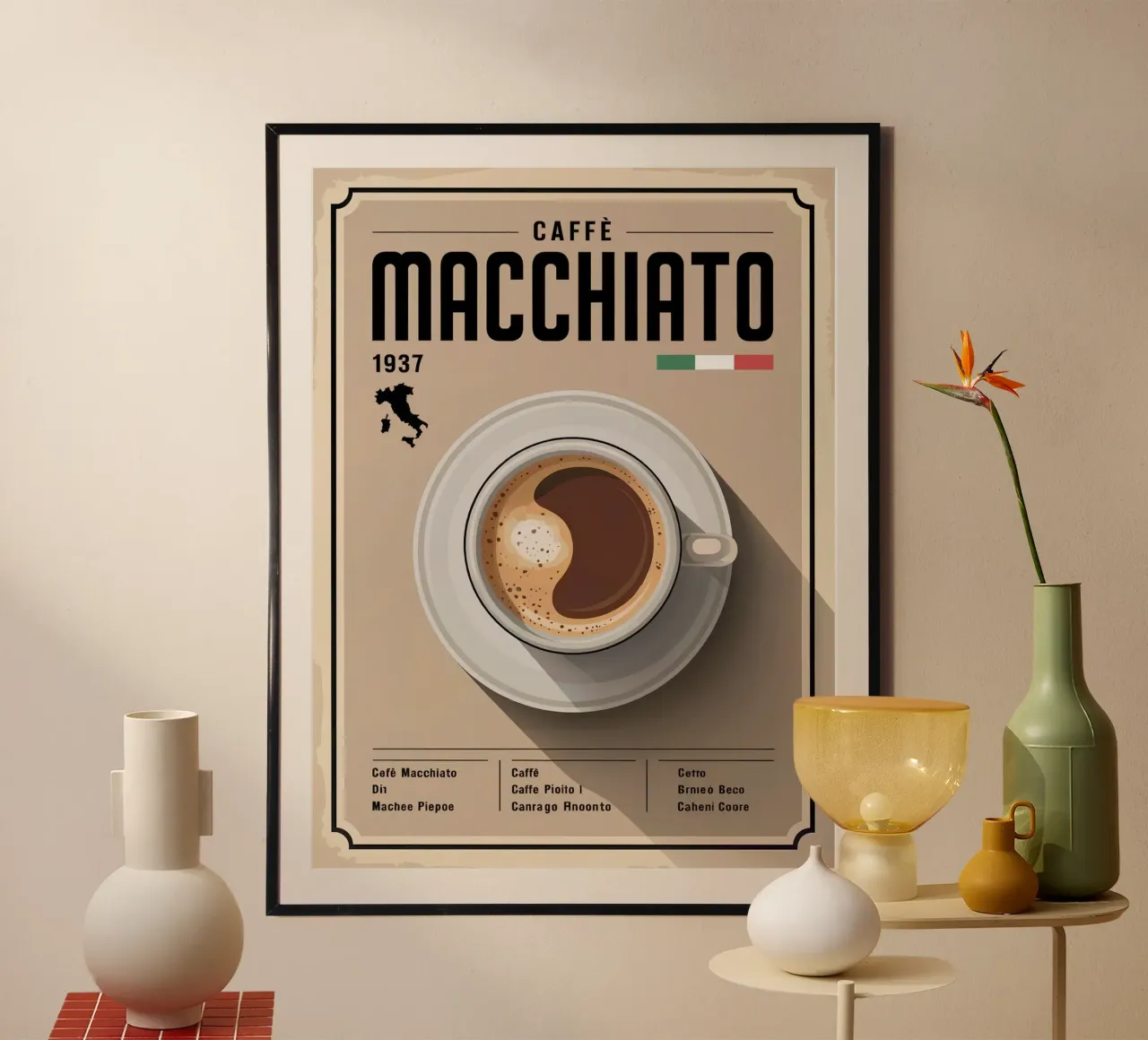 MACCHIATO poster da Rick Thompson