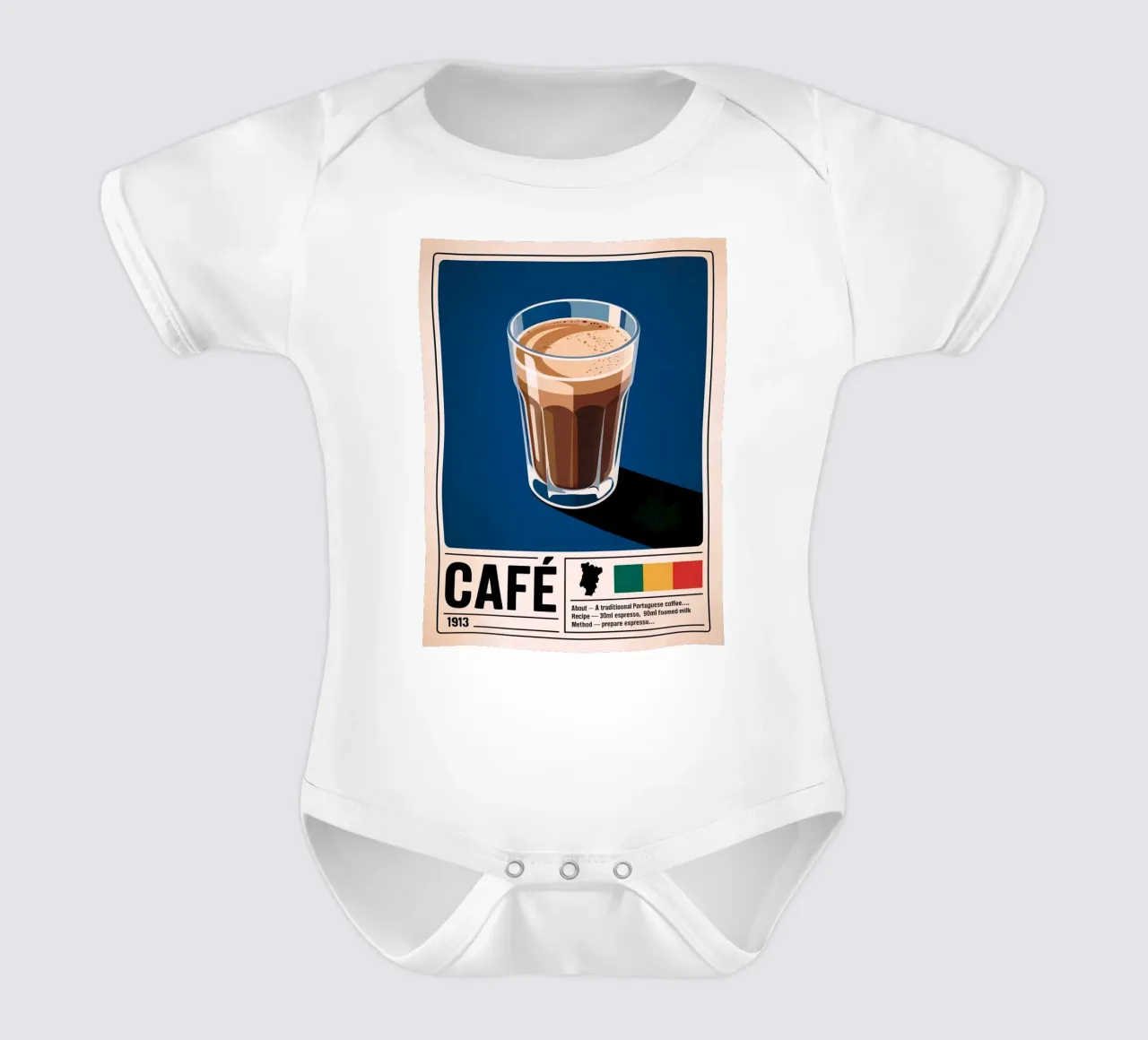 CAFE body neonato maniche corte da Rick Thompson