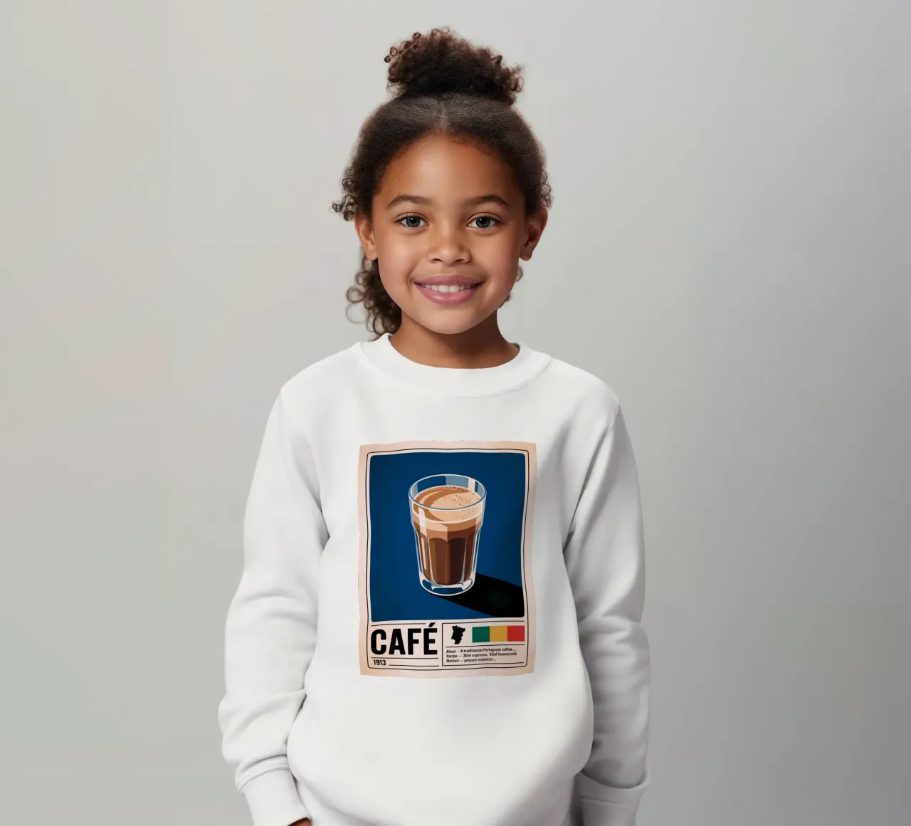 CAFE felpa bambino da Rick Thompson