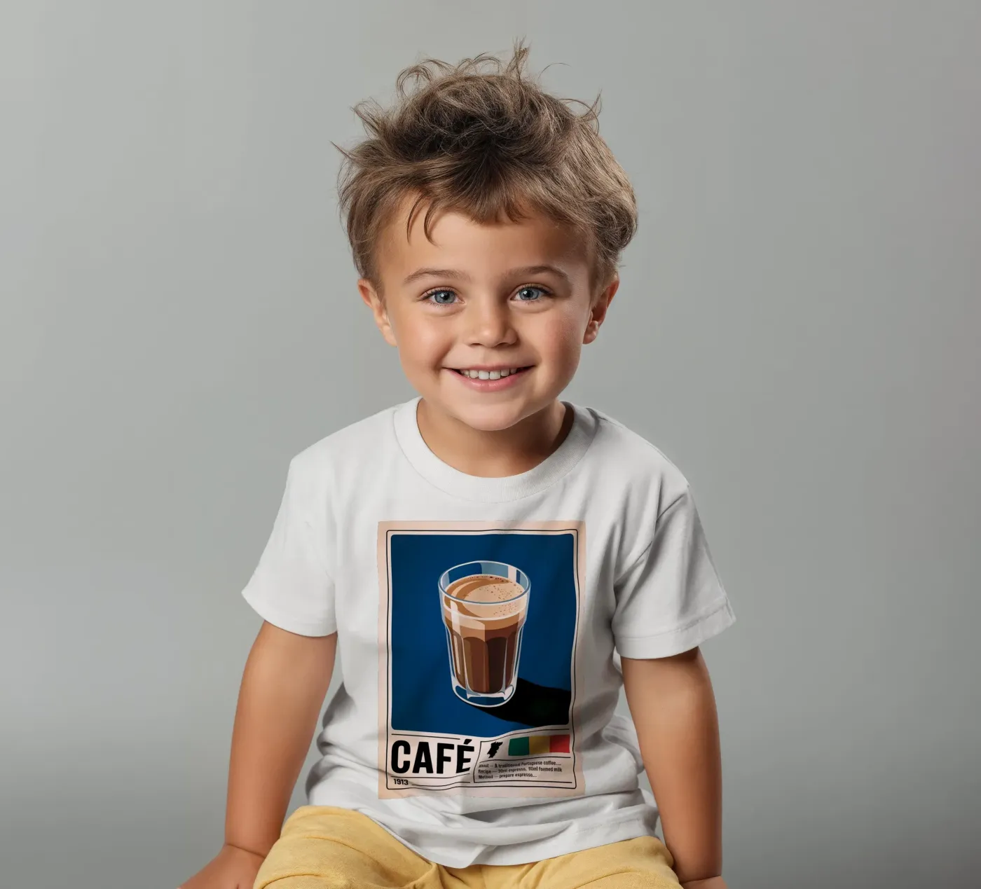 CAFE t-shirt bambini da Rick Thompson