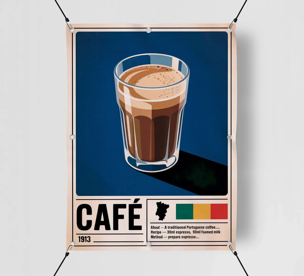 CAFE telo in pvc da Rick Thompson