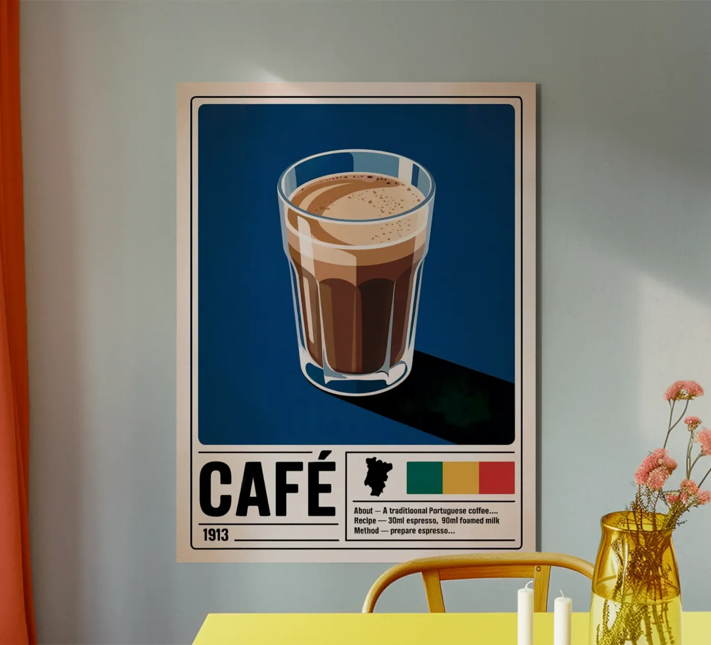 CAFE alluminio dibond da Rick Thompson