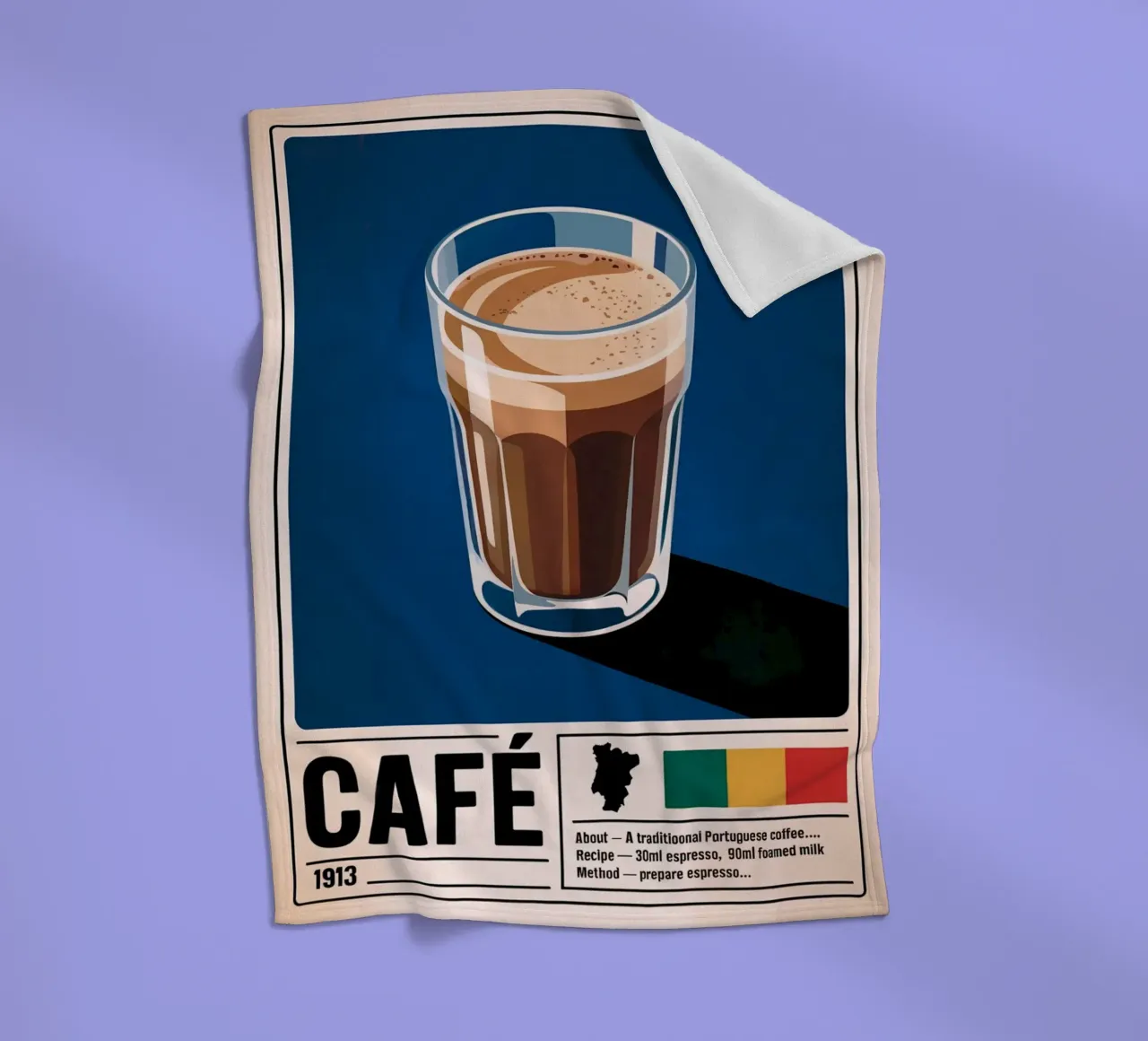 CAFE fleecedeken van Rick Thompson