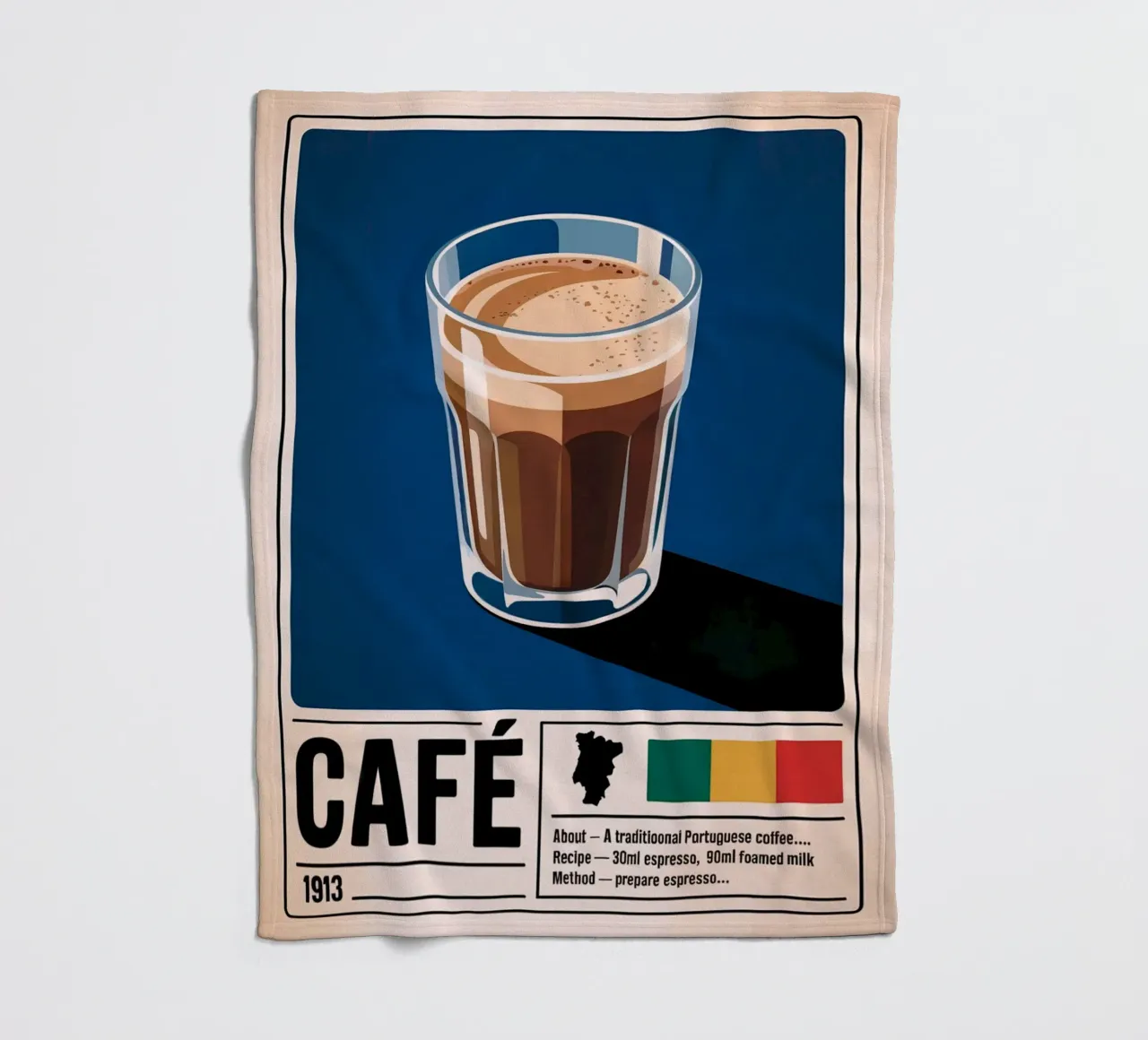 CAFE fleecedeken van Rick Thompson