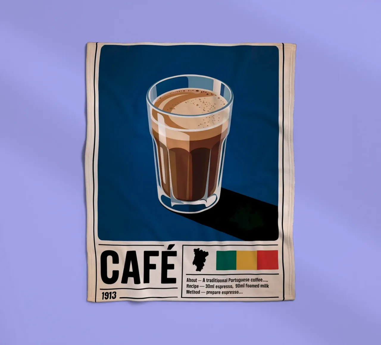 CAFE fleecedeken van Rick Thompson