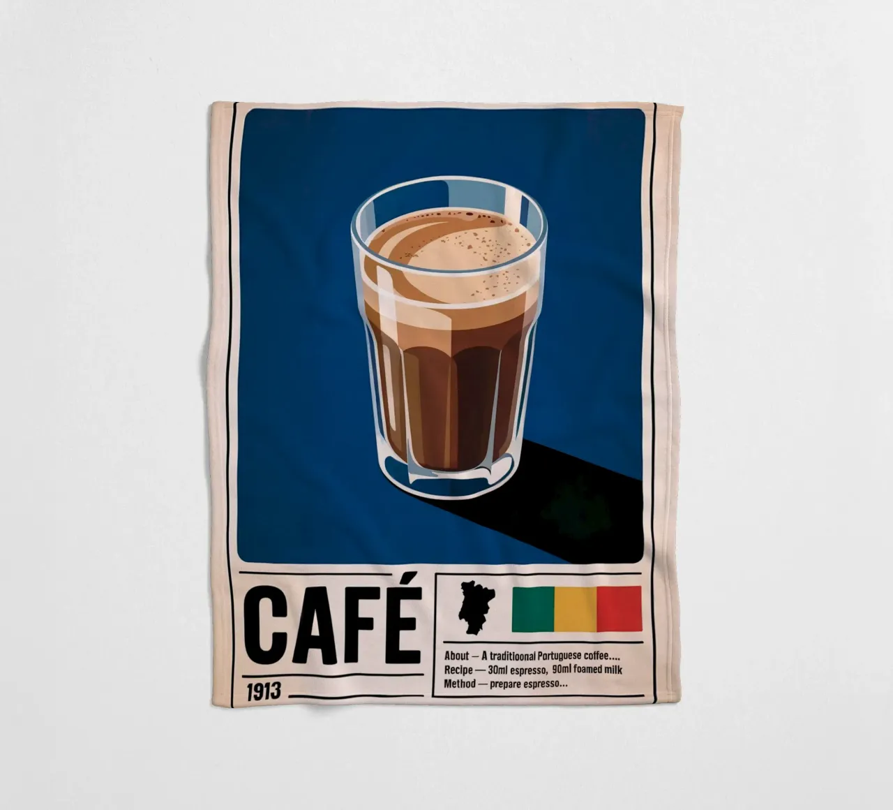 CAFE fleecedeken van Rick Thompson