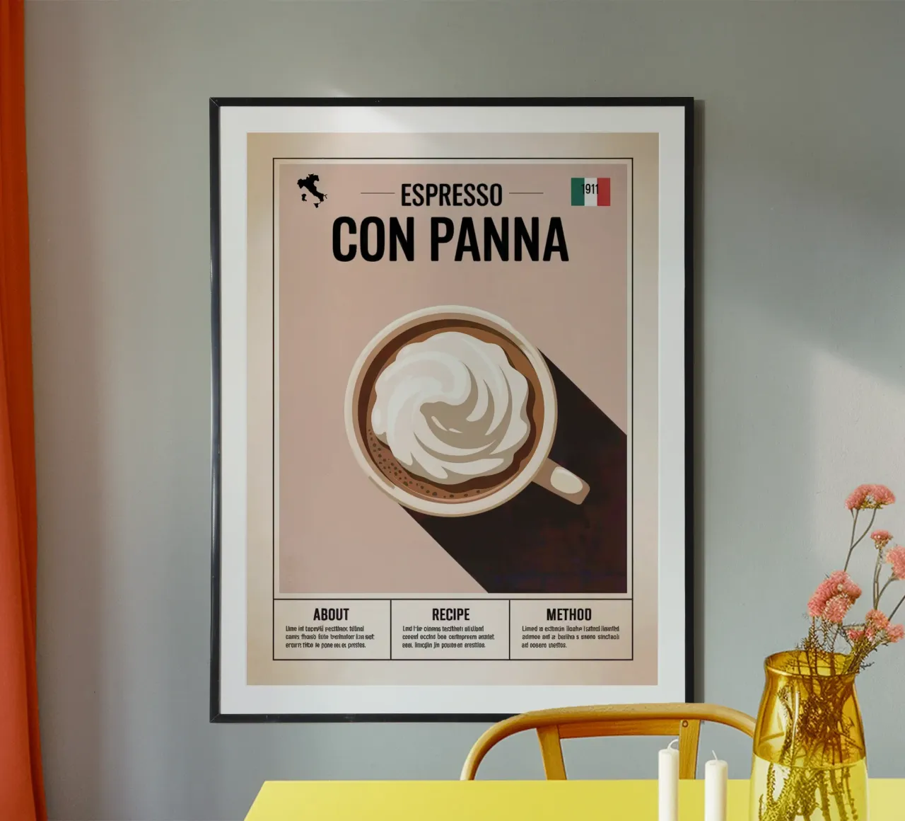 CON VELLUTO poster da Rick Thompson