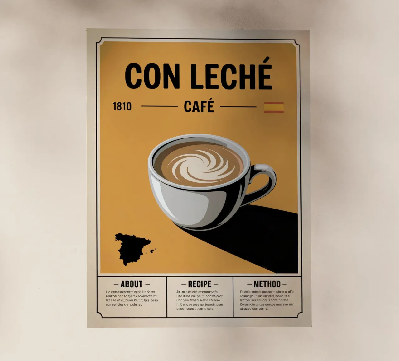 CON LATTE pellicola backlit da Rick Thompson