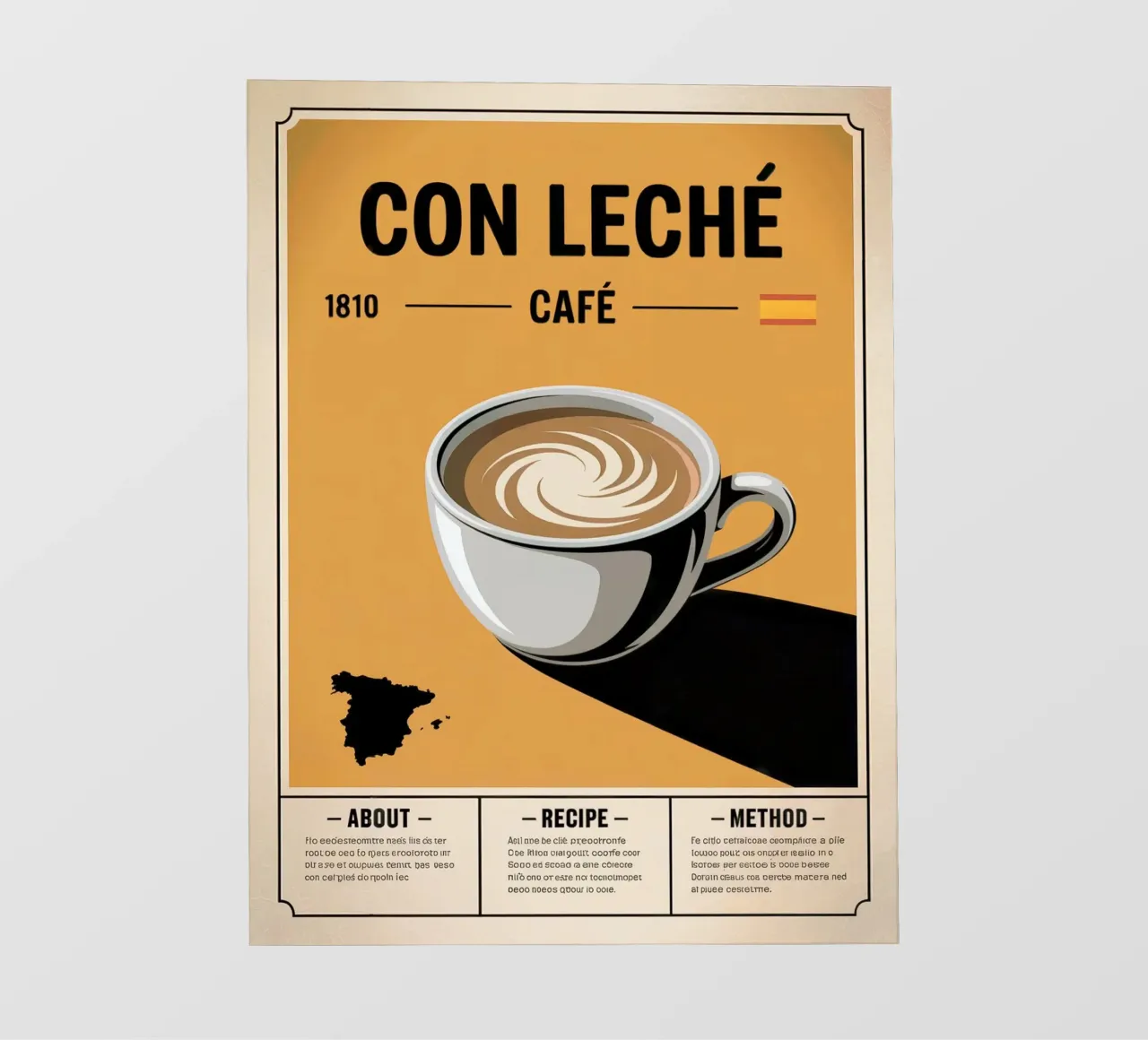 CON LATTE pellicola backlit da Rick Thompson