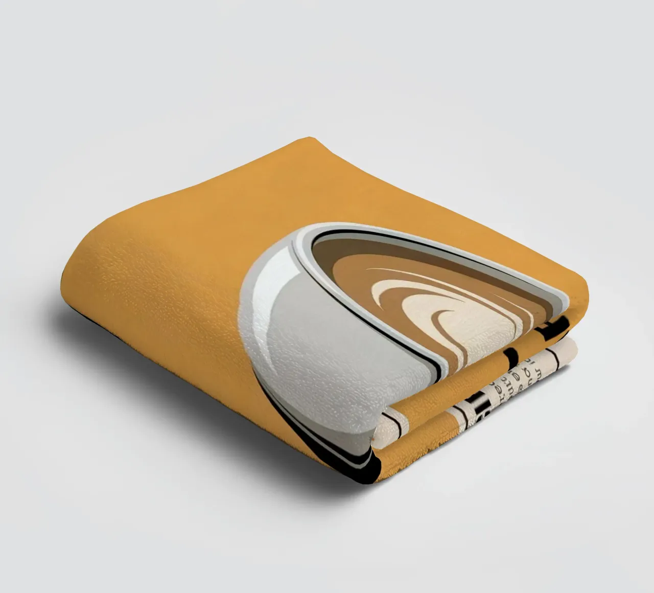 CON LATTE asciugamano da bagno da Rick Thompson