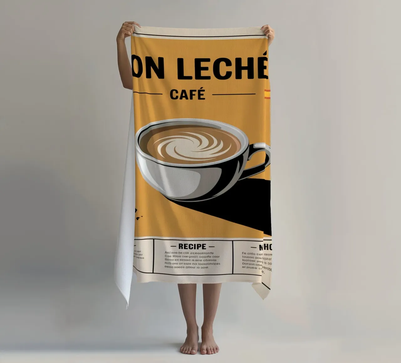 CON LATTE telo mare da Rick Thompson