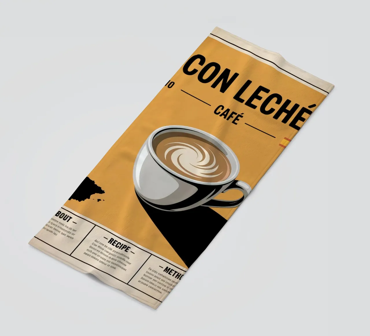 CON LATTE telo mare da Rick Thompson