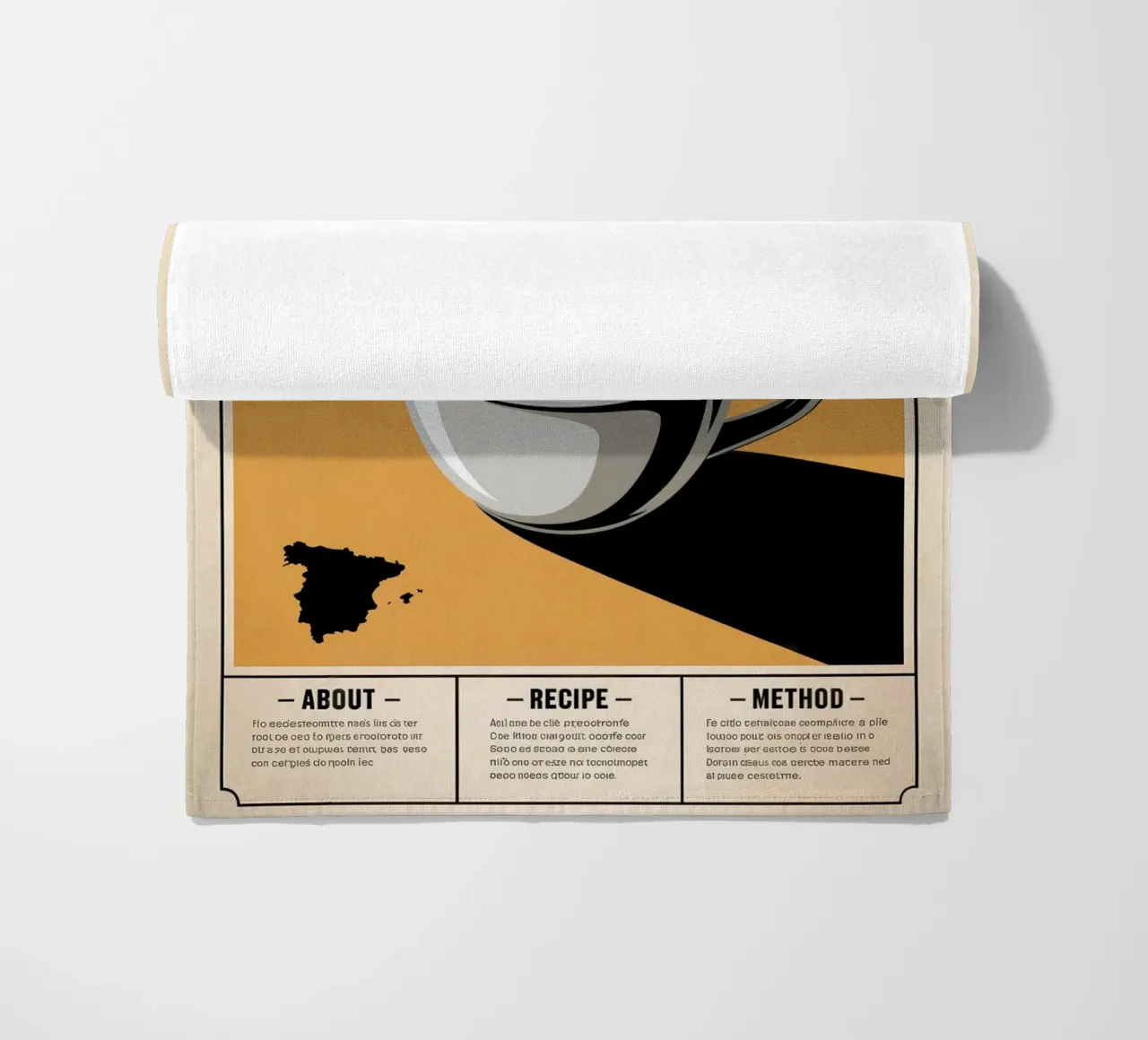 CON LATTE telo mare da Rick Thompson