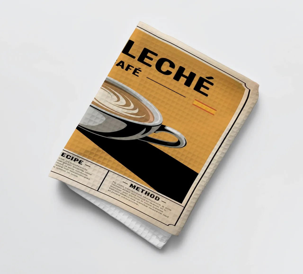 MIT MILCH Geschirrtuch von Rick Thompson