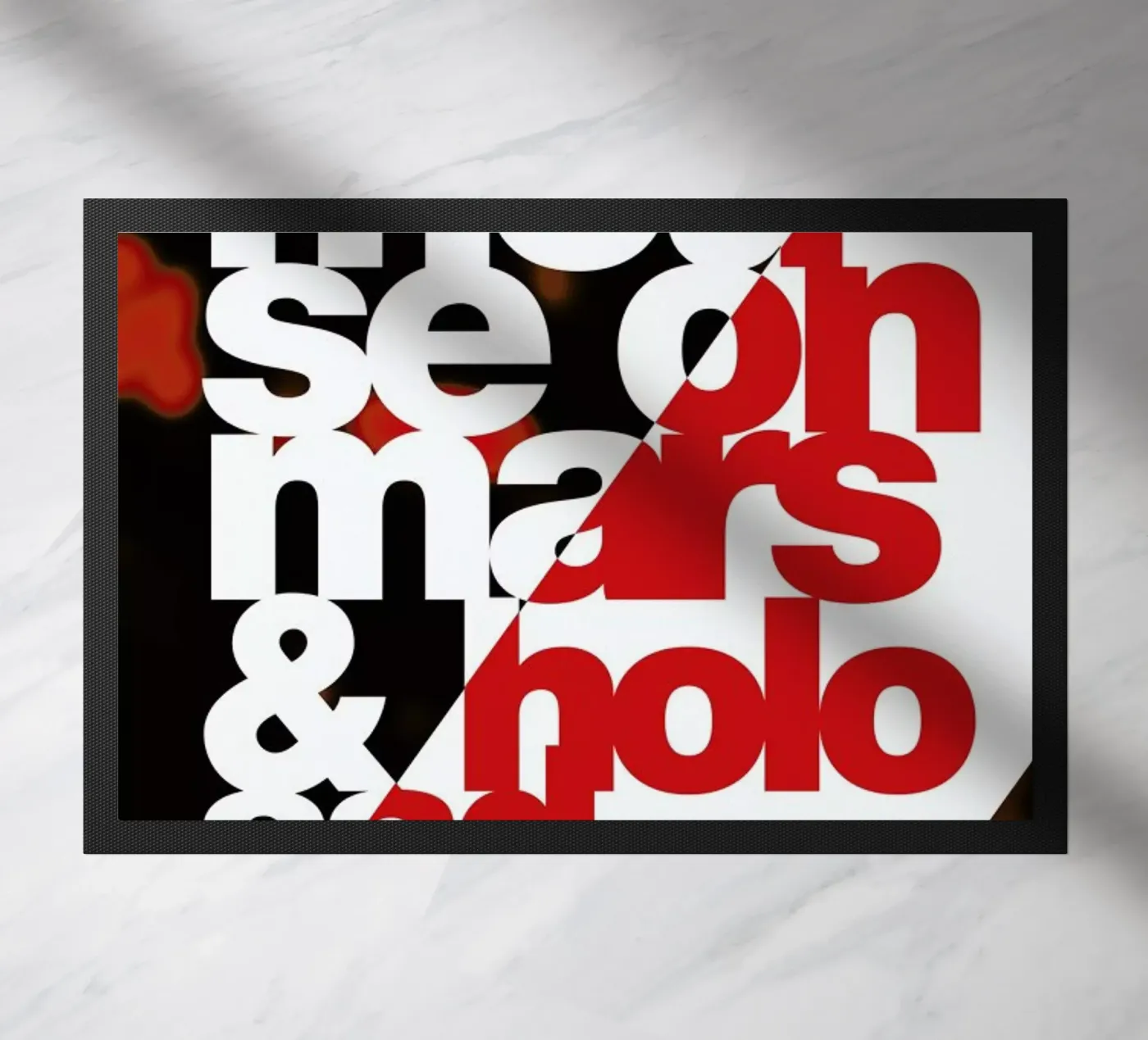 Mouse On Mars deurmat van Stephan Kochs