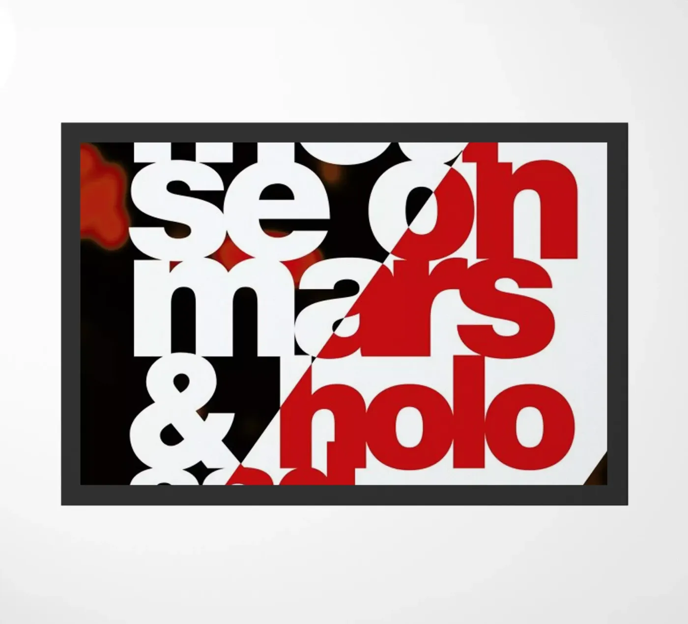 Mouse On Mars deurmat van Stephan Kochs