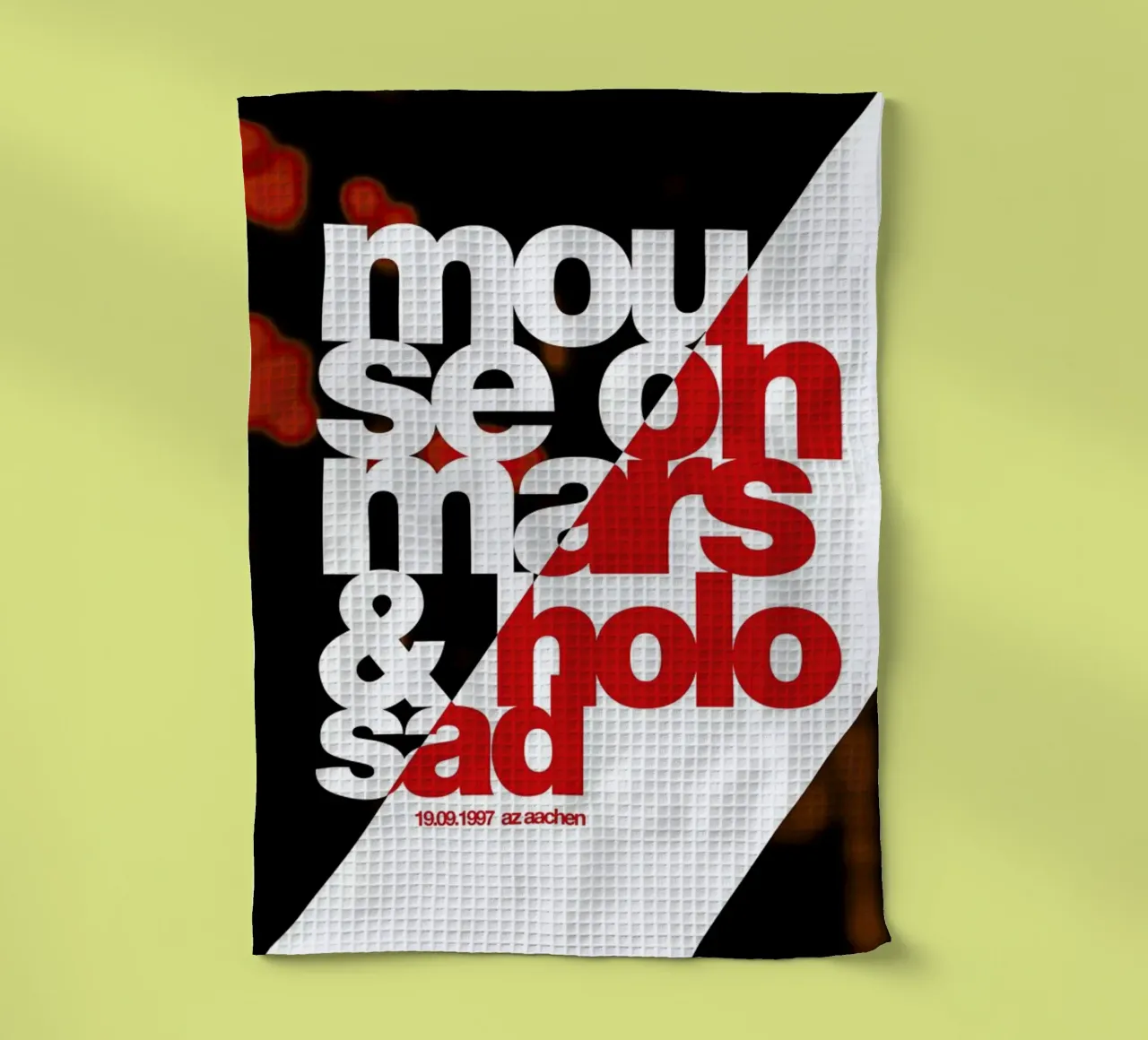 Mouse On Mars canovaccio da cucina da Stephan Kochs