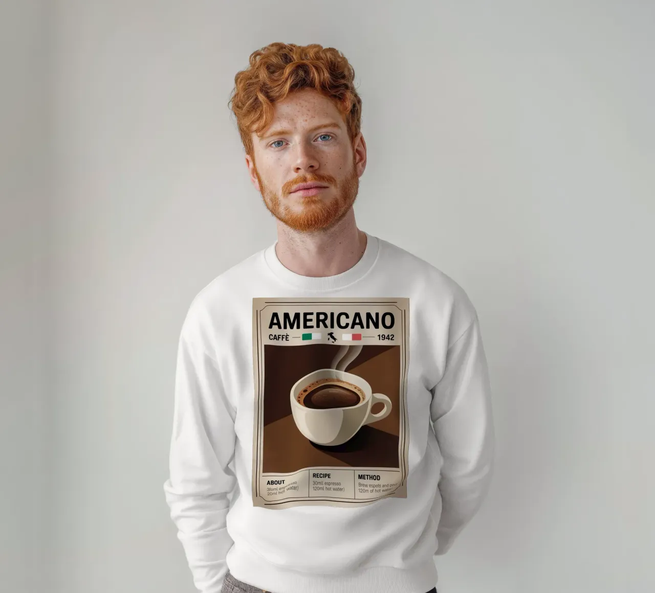 AMERICANO felpa da Rick Thompson