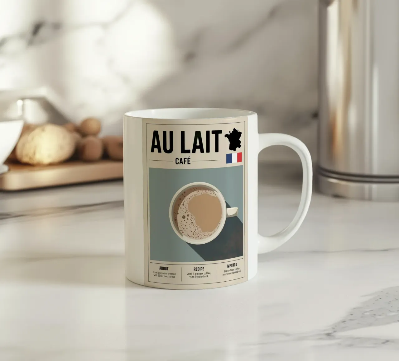 LATTE tazza in ceramica da Rick Thompson
