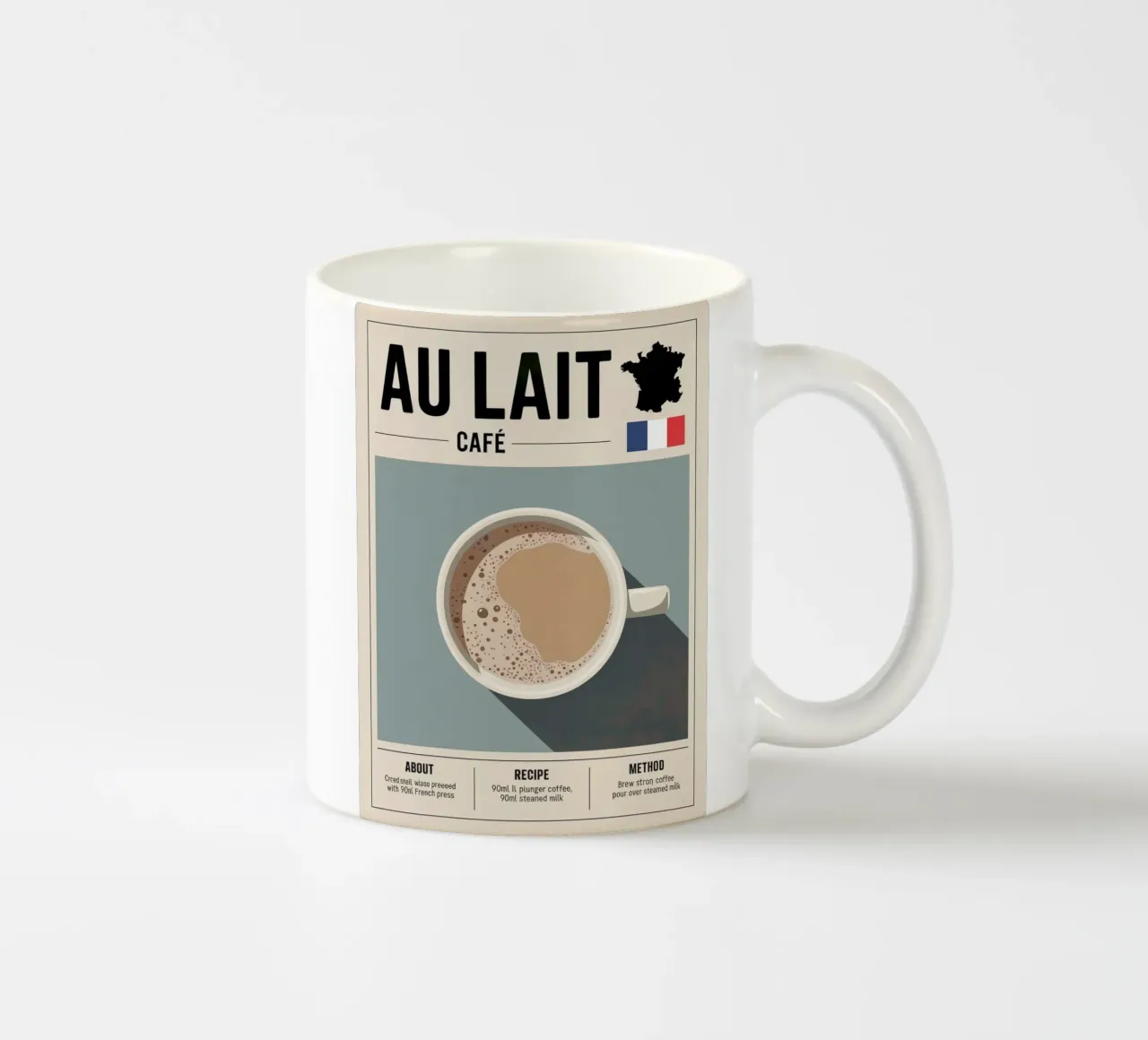 LATTE tazza in ceramica da Rick Thompson
