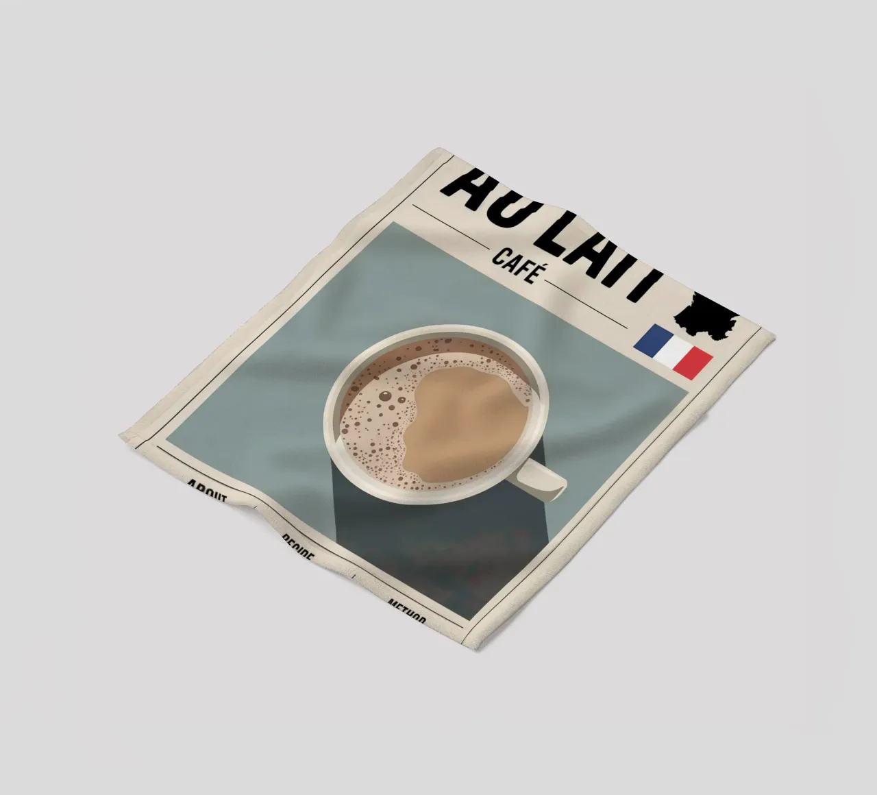LATTE coperta in pile da Rick Thompson
