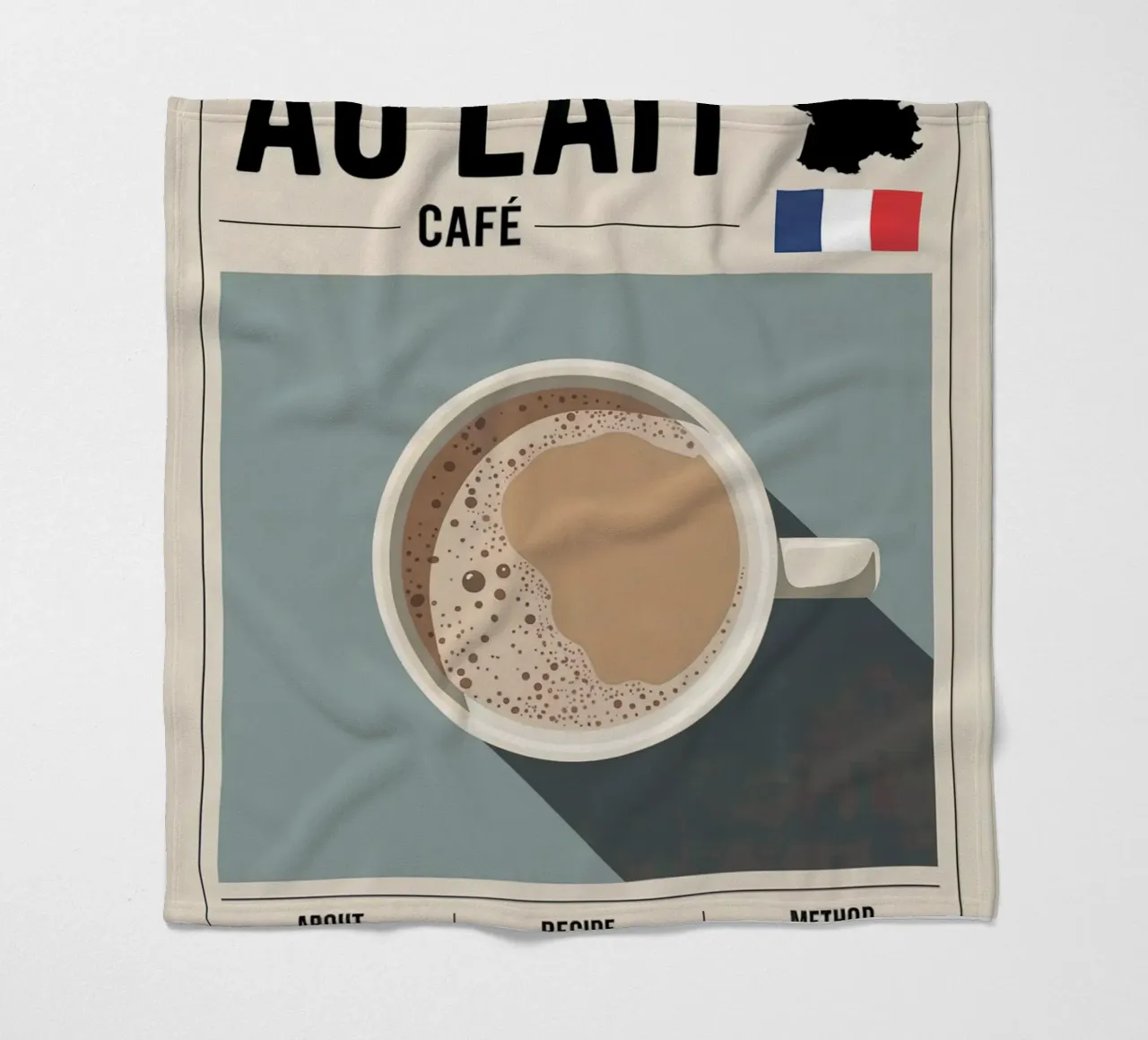 LATTE coperta in pile da Rick Thompson