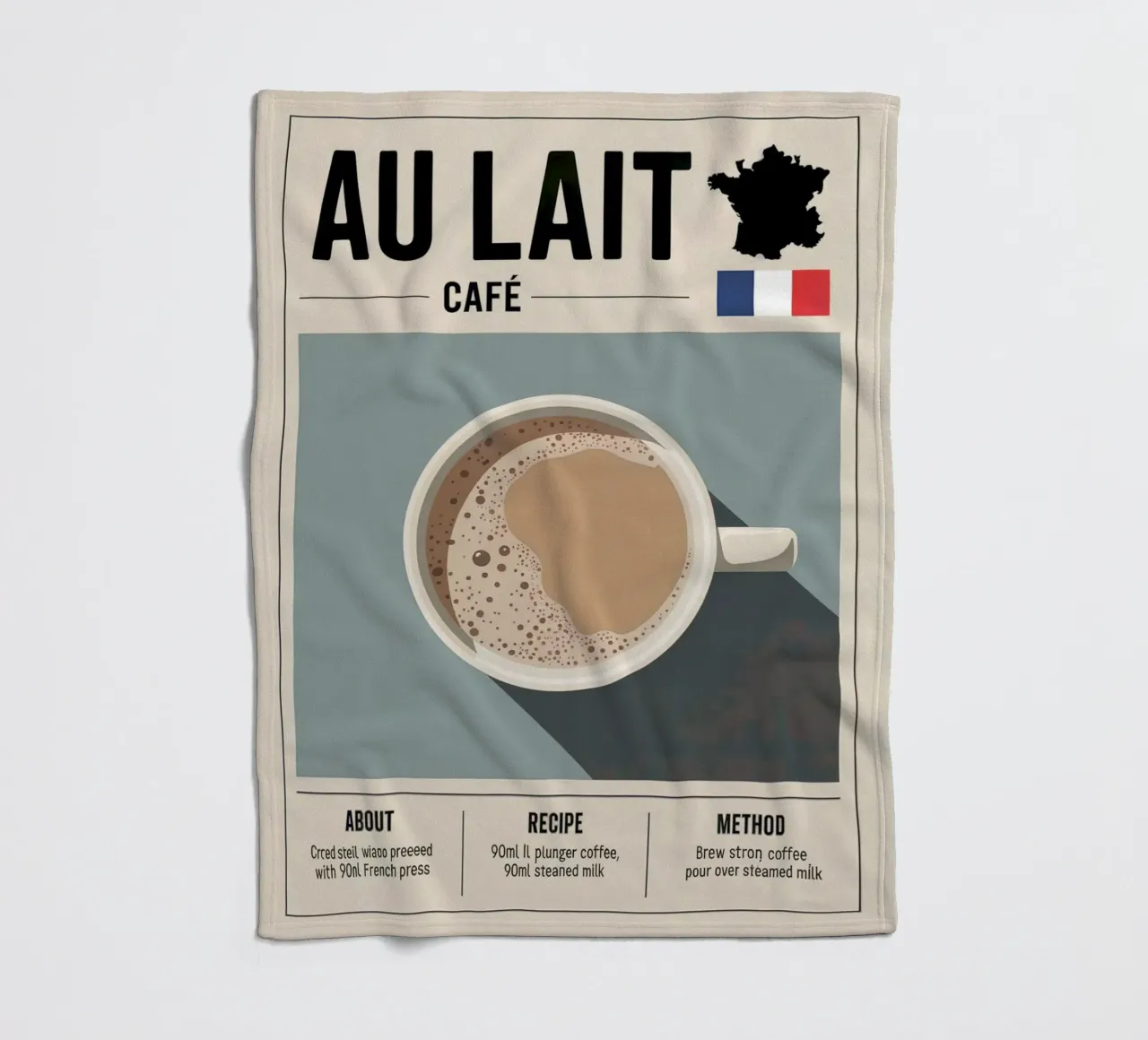 LATTE coperta in pile da Rick Thompson