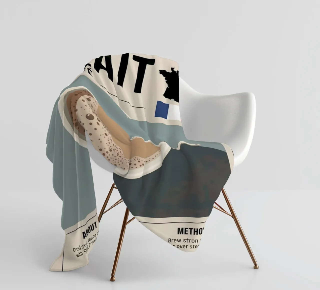 LATTE coperta in pile da Rick Thompson