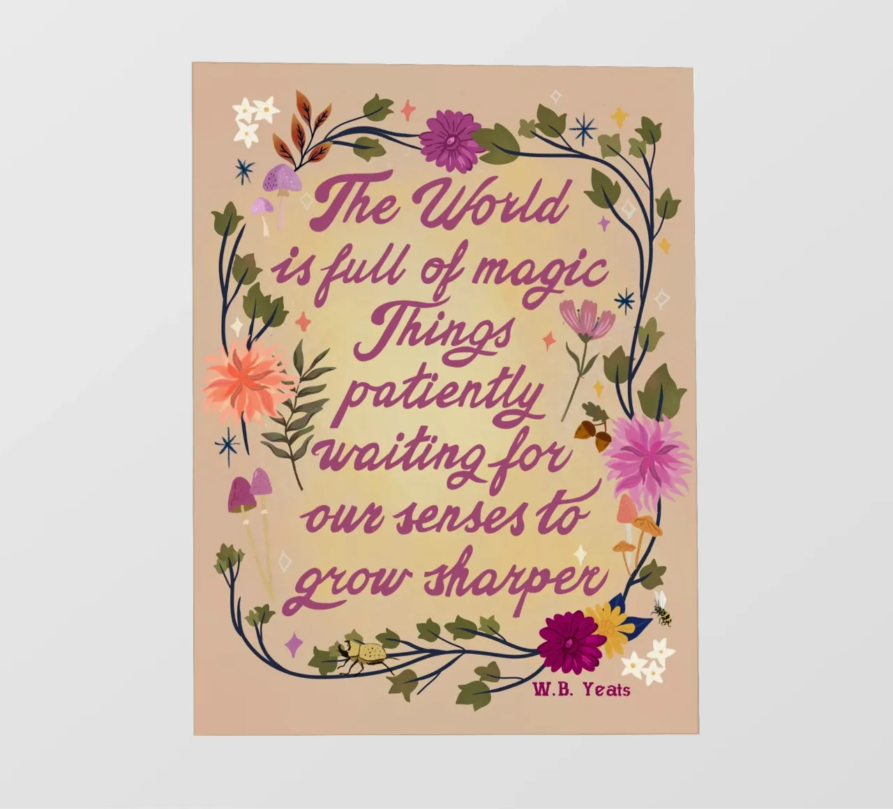 The World is full of Magic Things telo in pvc da Taika Tori Art
