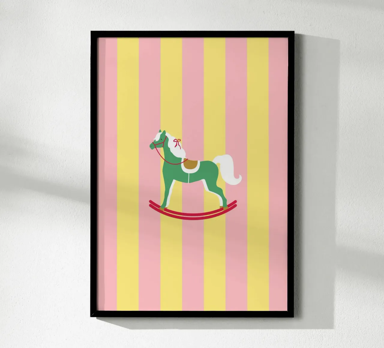 Cavallo a dondolo carta hahnemühle da janamossmann