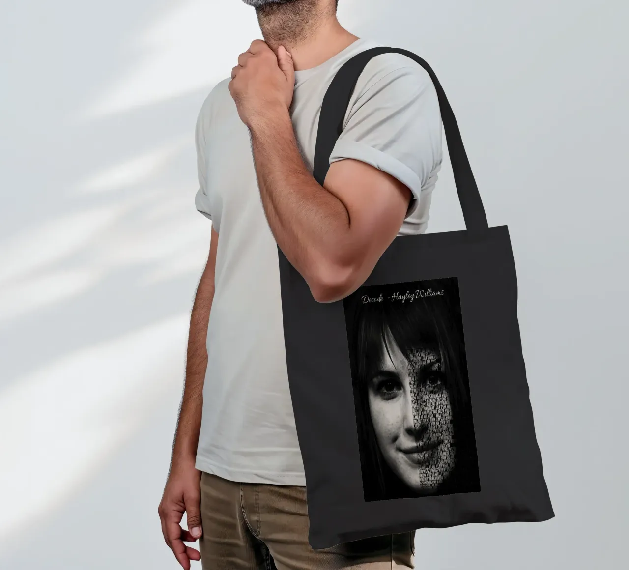 Decode tote bag by Gunawan Rb