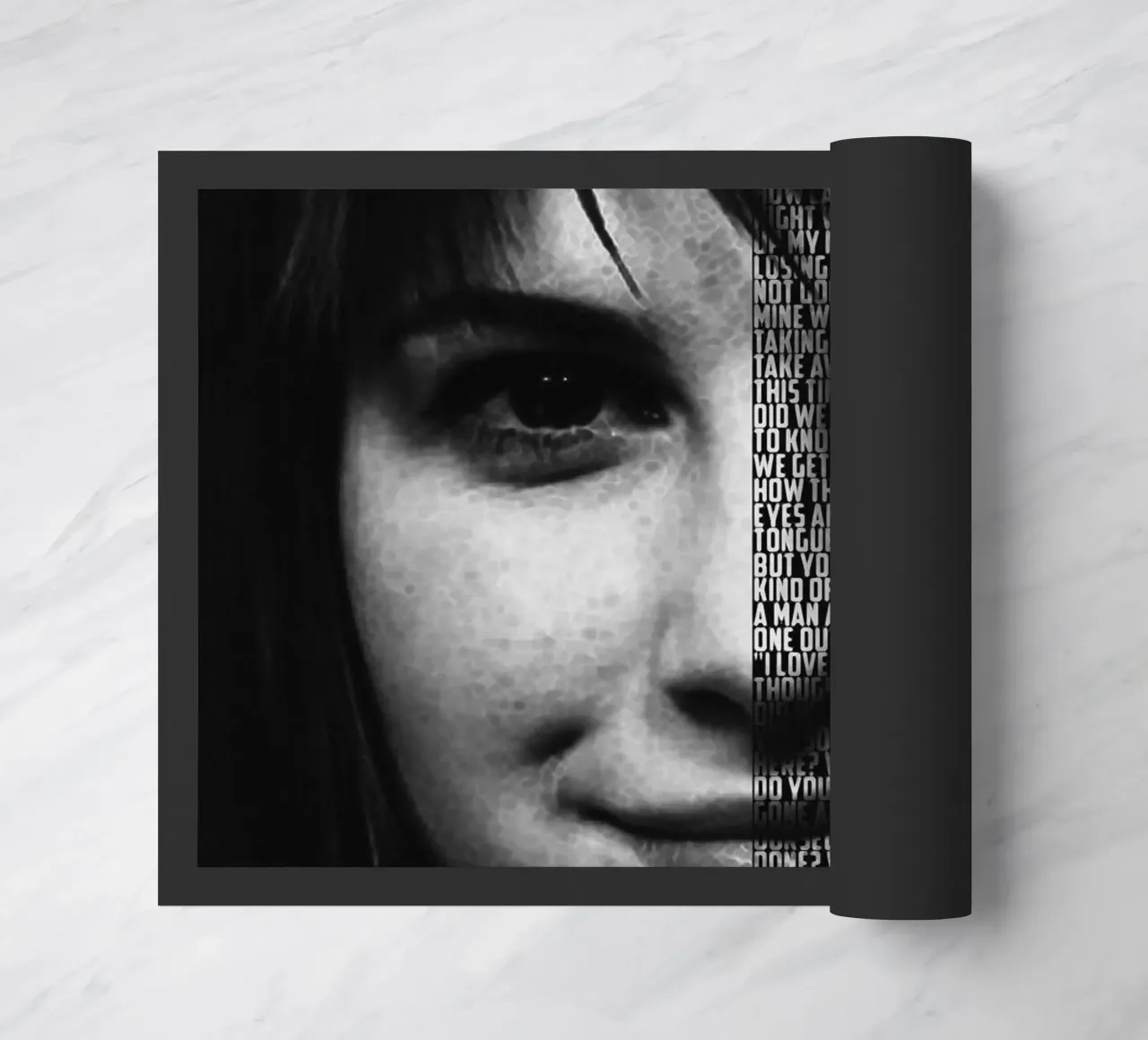 Decode doormat by Gunawan Rb