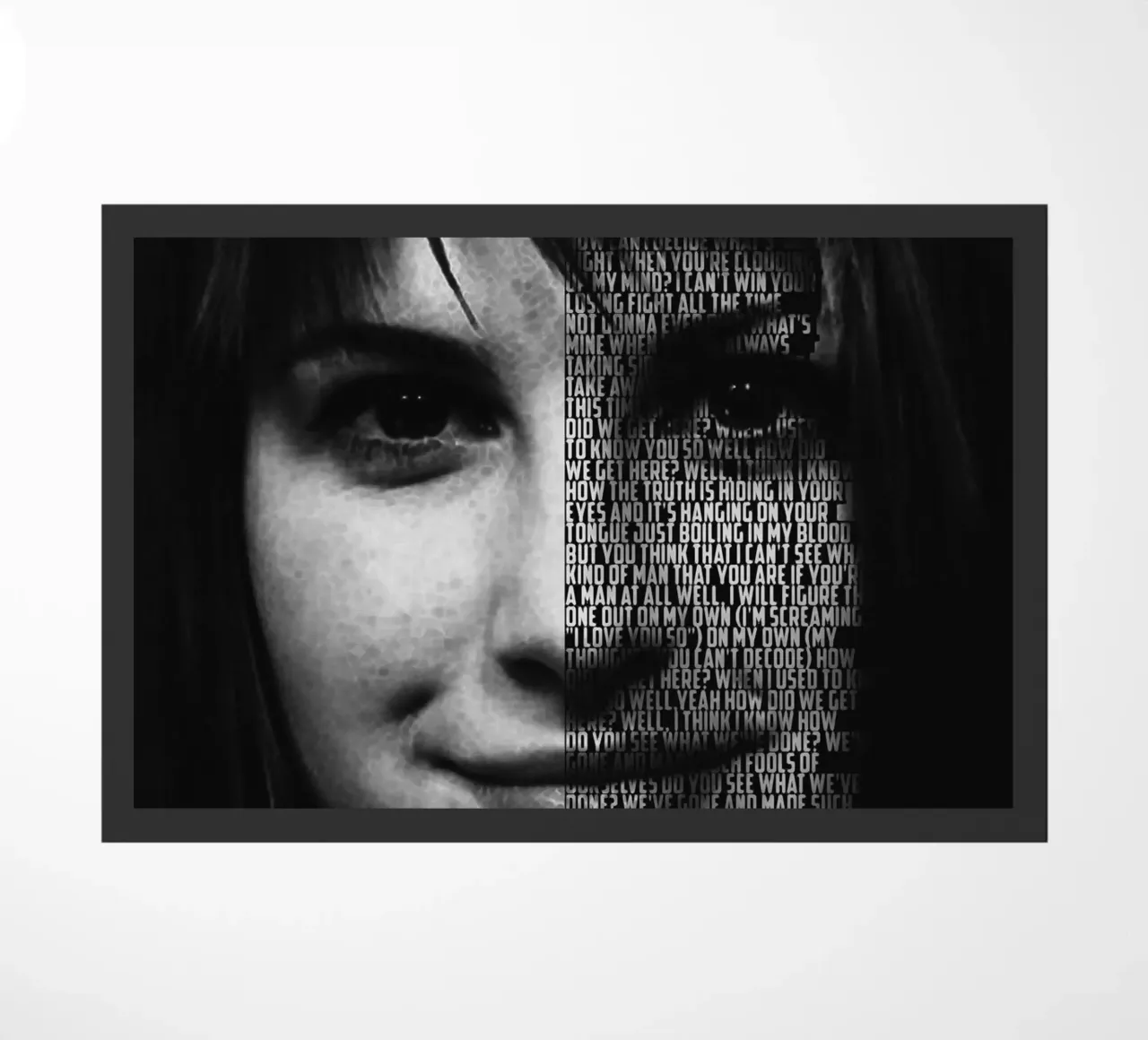 Decode doormat by Gunawan Rb