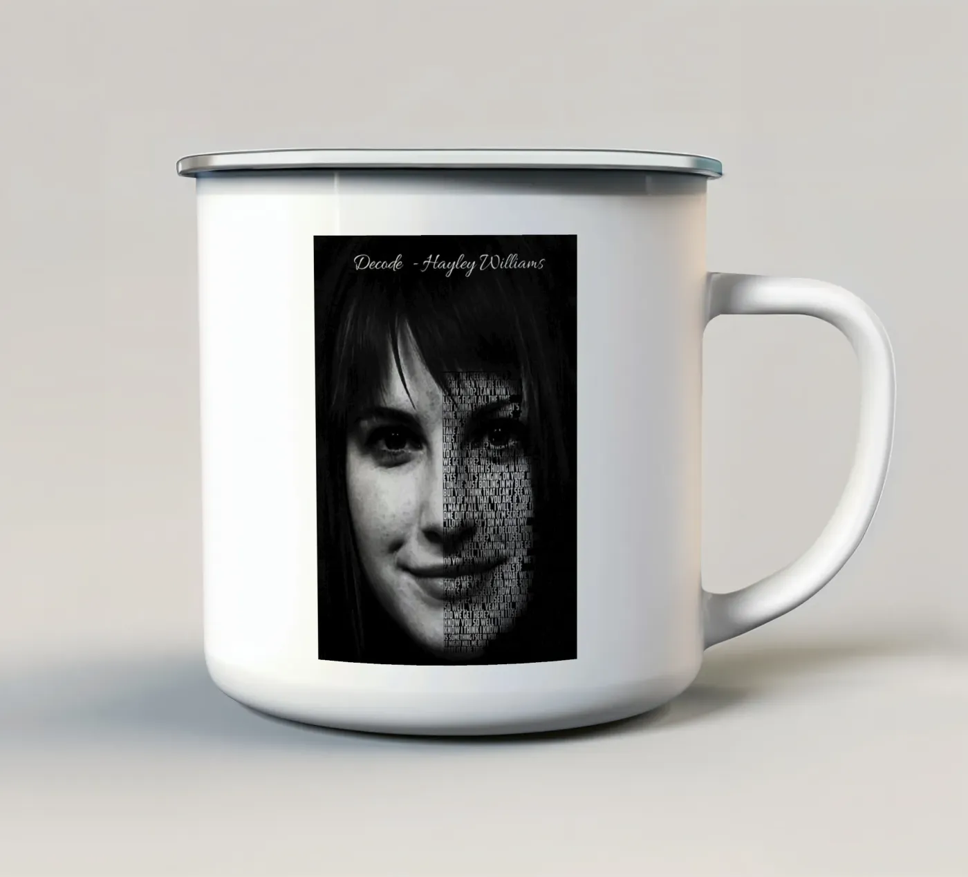 Decode mug en émail de Gunawan Rb