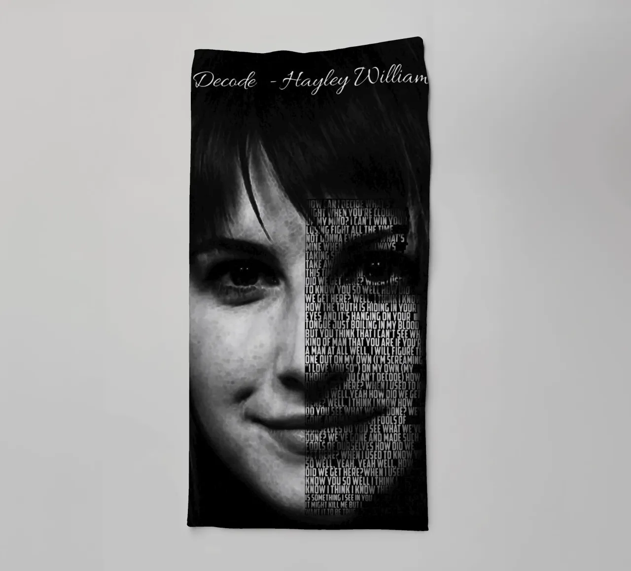 Decode towel by Gunawan Rb