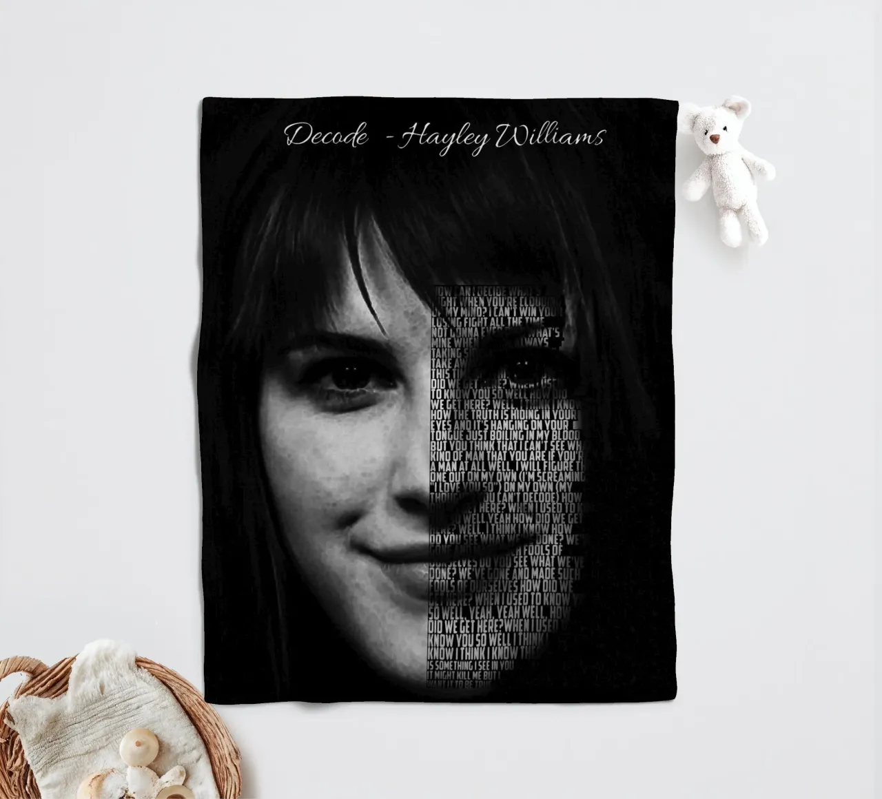 Decodeer fleecedeken van Gunawan Rb