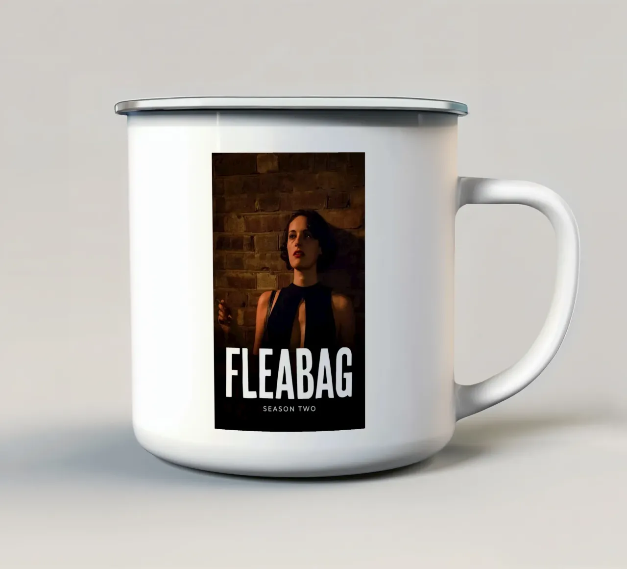 Season Two Fleabag Poster tazza in smalto da JAMYETY