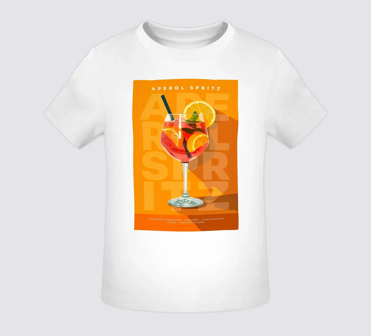 Spritz Aperol classico maglietta neonato da kakaka