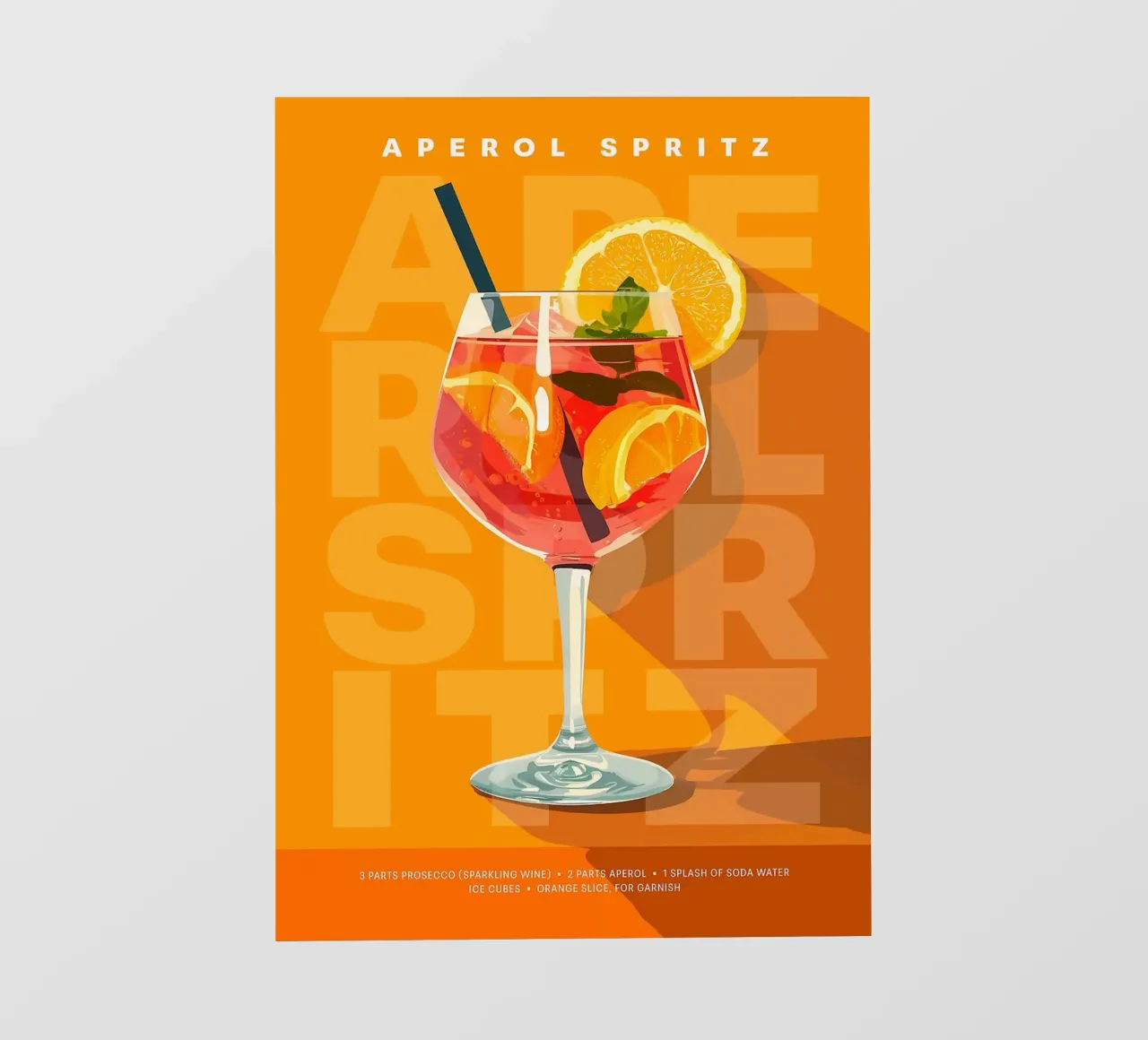 Spritz Aperol classico telo in pvc da kakaka