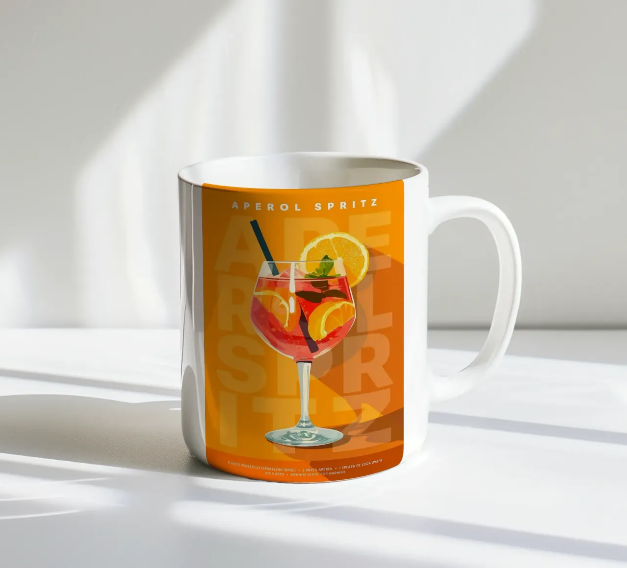 Spritz Aperol classico tazza in ceramica da kakaka