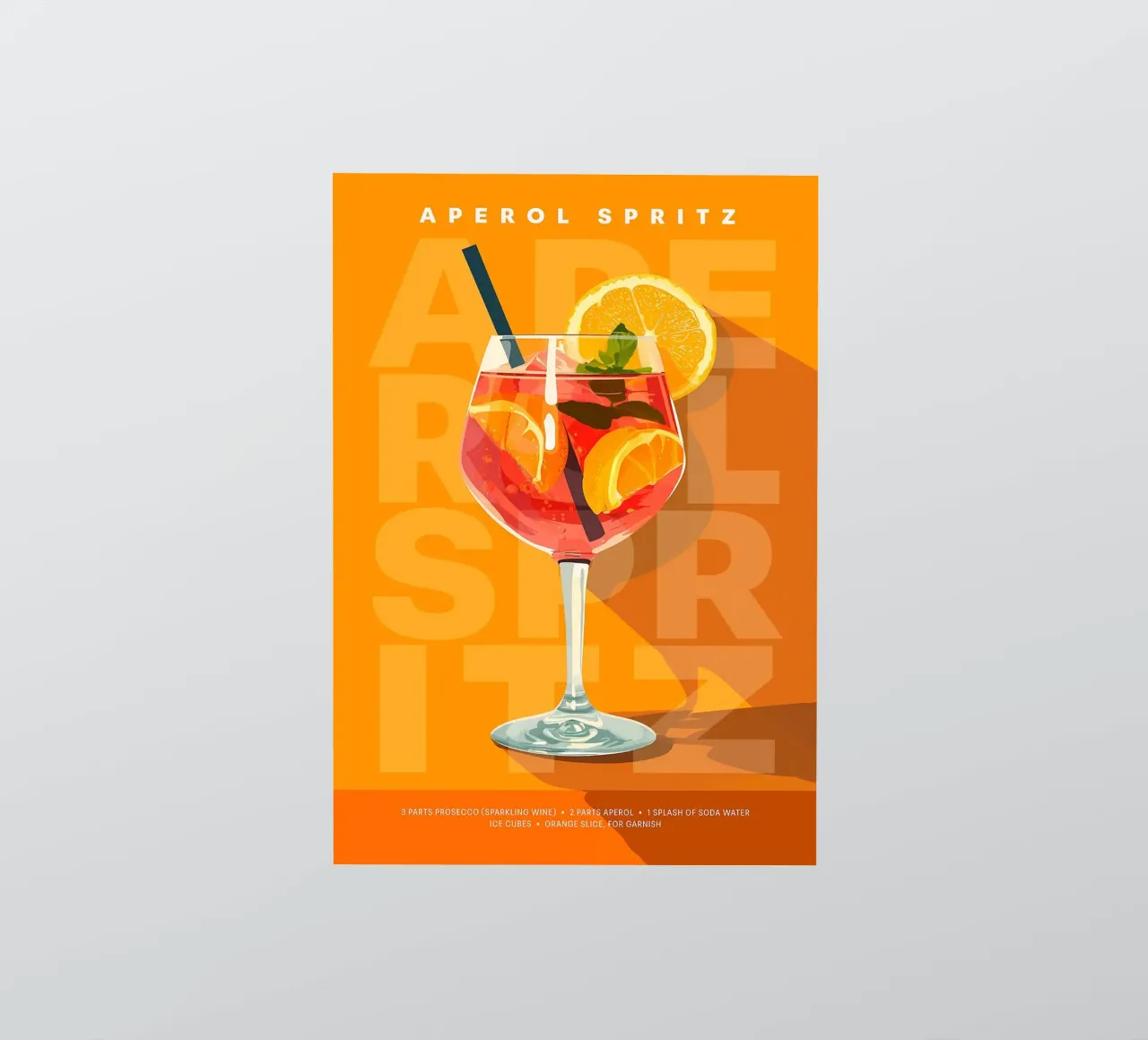 Spritz Aperol classico adesivo da kakaka